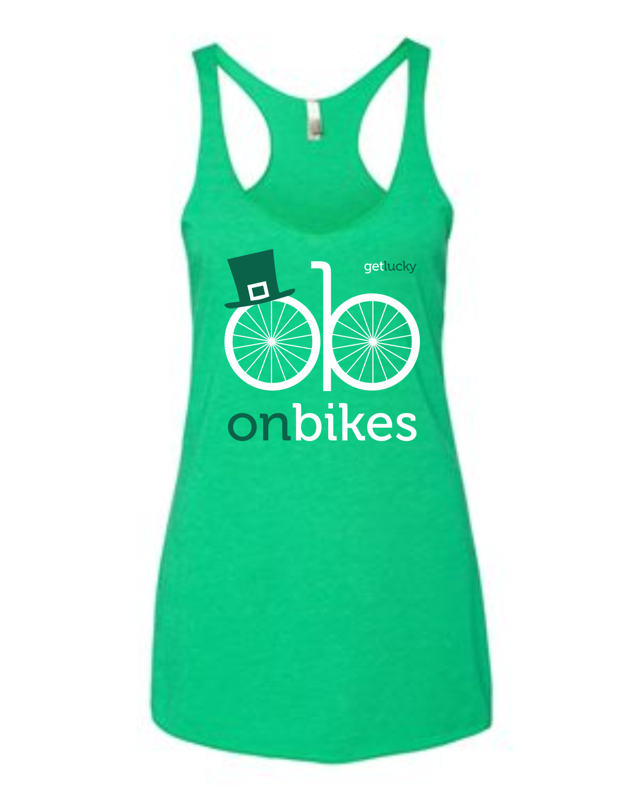 St. Patty's Day Racerback Tank - Green